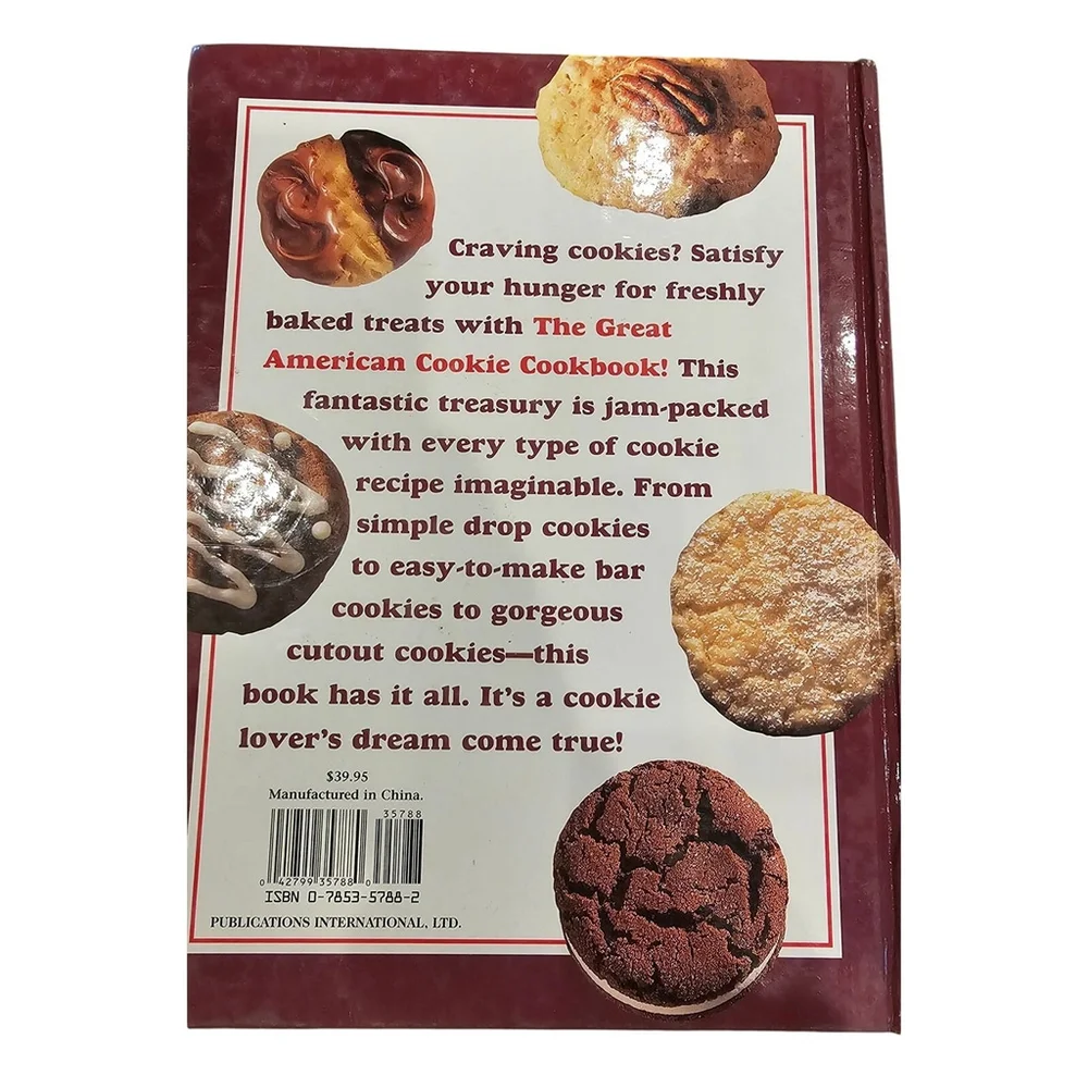 The Great American Cookie Cookbook Hardback Vintage